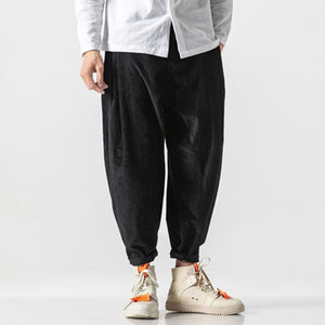 Loose Corduroy Casual Pants