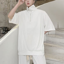 Load image into Gallery viewer, Solid Color Short Sleeve T-Shirt Pants Set

