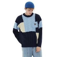 Load image into Gallery viewer, Colorblock Round Neck Couple Sweater
