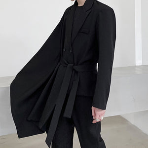 Irregular Cloak Cape Suit Coat