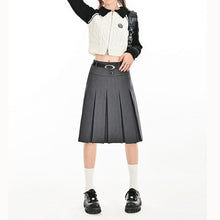 Load image into Gallery viewer, High Waist A Line Pleated Skirt
