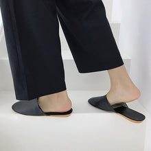 Load image into Gallery viewer, Vintage PU Leather Slippers
