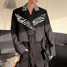 Load image into Gallery viewer, Zebra Print Cropped Blazer
