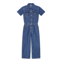 Load image into Gallery viewer, Summer Short Sleeve Denim Jumpsuit
