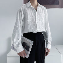 Load image into Gallery viewer, Sequined Long Sleeve Loose Shirt
