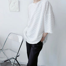 Load image into Gallery viewer, Pleated Loose Drop Shoulder T-Shirt
