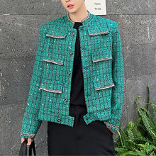 Load image into Gallery viewer, Multi Pocket Sequin Jacket
