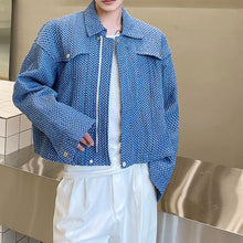 Load image into Gallery viewer, Textured Jacquard Cropped Jacket
