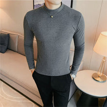 Load image into Gallery viewer, Half Turtleneck Long Sleeve T-Shirt
