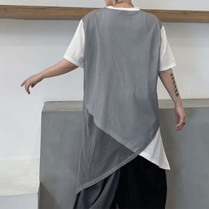 Irregular Hem Long Top