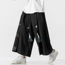 Load image into Gallery viewer, Retro Wide-leg Straight-leg Cropped Pants
