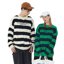 Load image into Gallery viewer, Chunky Striped Sweater Knit Top
