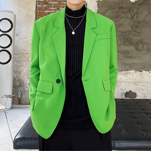 Fluorescent Green Suit Jacket