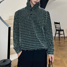 Load image into Gallery viewer, Turtleneck Plaid Pullover Sweater

