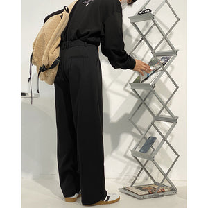 Temperament Drape Straight Leg Pants
