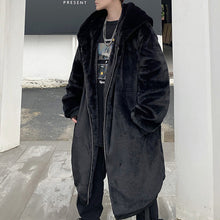 Load image into Gallery viewer, Thickened Mid-length Hooded Padded Jacket Coat
