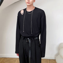 Load image into Gallery viewer, Hollow Hole Off Shoulder Long Sleeve T-Shirt
