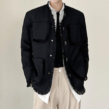 Load image into Gallery viewer, Vintage Tassel Single Breasted Collarless Jacket
