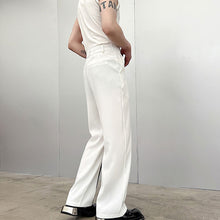Load image into Gallery viewer, Black White Webbing Contrast Pants

