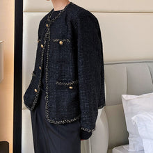 Load image into Gallery viewer, Woven Short Crew Neck Jacket
