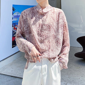 Printed Thin Pullover Shirt