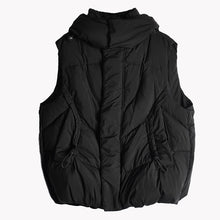 Load image into Gallery viewer, White Duck Down Hooded Down Vest
