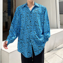 Load image into Gallery viewer, Floral Point Collar Loose Long Sleeve Shirt
