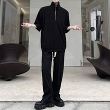 Load image into Gallery viewer, Solid Color Short Sleeve T-Shirt Pants Set
