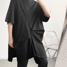 Load image into Gallery viewer, Asymmetric Loose Short Sleeve T-Shirt

