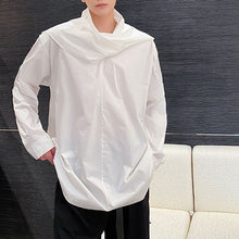 Load image into Gallery viewer, Ribbon Scarf V-Neck Pullover Shirt
