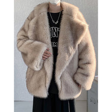 Load image into Gallery viewer, Gradient Thickened Mid Length Plush Coat
