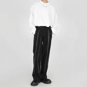 Simple Long Sleeve Pullover POLO Shirt