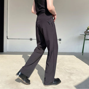 Asymmetric Waist Loops Detail Lounge Pants