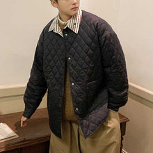 Load image into Gallery viewer, Rhombus Thickened Shirt Coat
