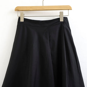 Irregular Ruffle Panel Skirt