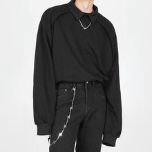 Load image into Gallery viewer, Simple Long Sleeve Pullover POLO Shirt
