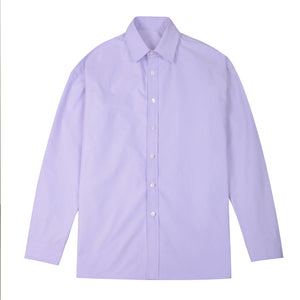 Purple Back Slit Thin Shirt