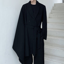 Load image into Gallery viewer, Irregular Cloak Cape Suit Coat
