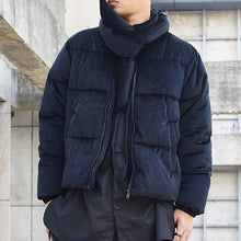 Load image into Gallery viewer, Black Short Down Jacket
