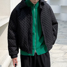 Load image into Gallery viewer, Winter Rhombus Plaid Cotton Jacket
