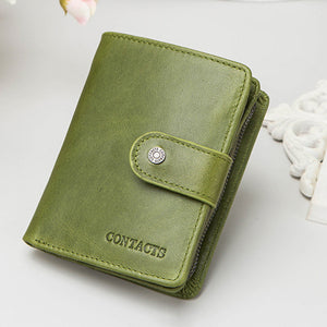 RFID Multifunctional Leather Wallet