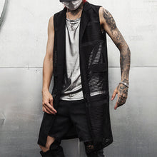 Load image into Gallery viewer, Mid-Length Mesh Sleeveless Vest
