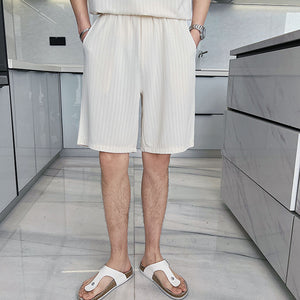 Breathable Short Sleeve T-Shirt Shorts Set