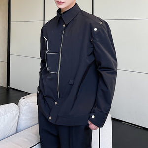 Thin Reflective Strips Decorative Edges Jacket
