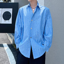 Load image into Gallery viewer, Glitter Stripe Stage Show Long Sleeve Shirt
