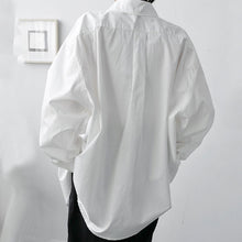 Load image into Gallery viewer, Large Pockets Loose Drop Shoulders Shirts
