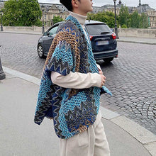 Load image into Gallery viewer, Thick Thread Braided Sleeveless Shawl Vest
