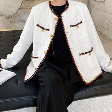 Load image into Gallery viewer, Woven Short Crew Neck Jacket

