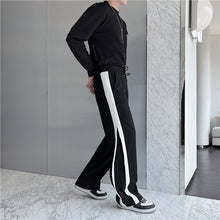Load image into Gallery viewer, Fall Contrast Slit Casual Pants
