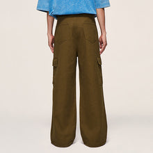Load image into Gallery viewer, Retro Cargo Loose Wide-leg Pants

